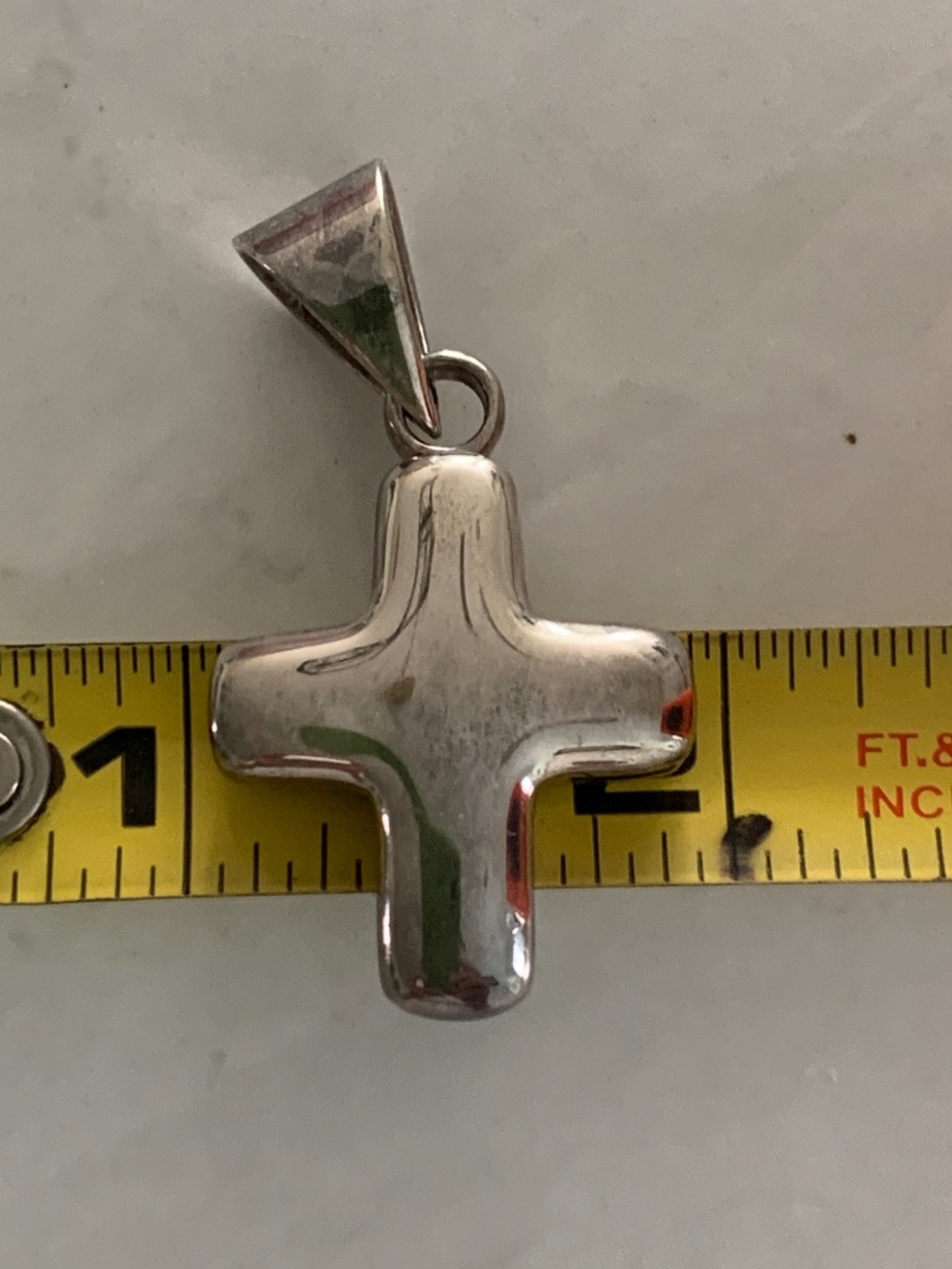 Silpada Chunky Cross Pendant--Silver 925